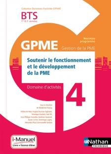Correction manuel BTS GPME Soutenir le Fonctionnement et le Développement de la PME